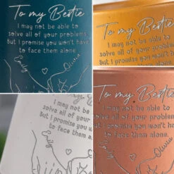 I Promise You Won't Have To Face Them Alone - Bestie Personalized Custom Pottery Mug - Gift For Best Friends, BFF, Sisters -Pawfect House Store 66d7d929db5ec