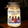 A Sibling Is A Forever Friend - Family Personalized Custom Mason Jar Light - Gift For Siblings, Brothers, Sisters