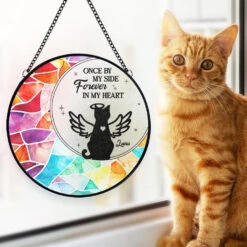 Best Friends Are Never Forgotten - Memorial Personalized Custom Stained Glass Window Hanging Suncatcher - Sympathy Gift For Pet Owners, Pet Lovers