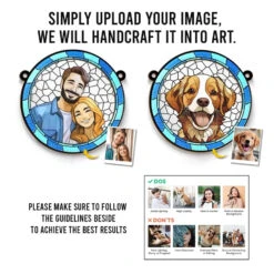Custom Photo A Part Of One's Soul Remains Unawakened - Memorial Personalized Window Hanging Suncatcher - Sympathy Gift For Pet Owners, Pet Lovers -Pawfect House Store 66daad9b5adfe 18fd0465 dbda 4b21 ad91 abf4f750b8d0