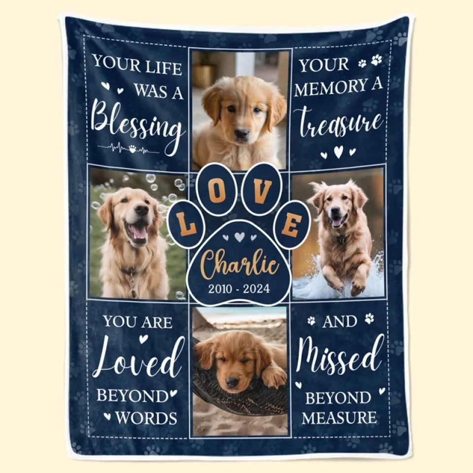 Custom Photo Thanks For Everything, I Had A Great Time - Memorial Personalized Custom Blanket - Sympathy Gift For Pet Owners, Pet Lovers 1 Custom Photo Thanks For Everything, I Had A Great Time - Memorial Personalized Custom Blanket - Sympathy Gift For Pet Owners, Pet Lovers