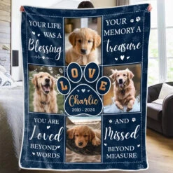Custom Photo Thanks For Everything, I Had A Great Time - Memorial Personalized Custom Blanket - Sympathy Gift For Pet Owners, Pet Lovers 10 Custom Photo Thanks For Everything, I Had A Great Time - Memorial Personalized Custom Blanket - Sympathy Gift For Pet Owners, Pet Lovers -Pawfect House Store 66dac1cd07bb6