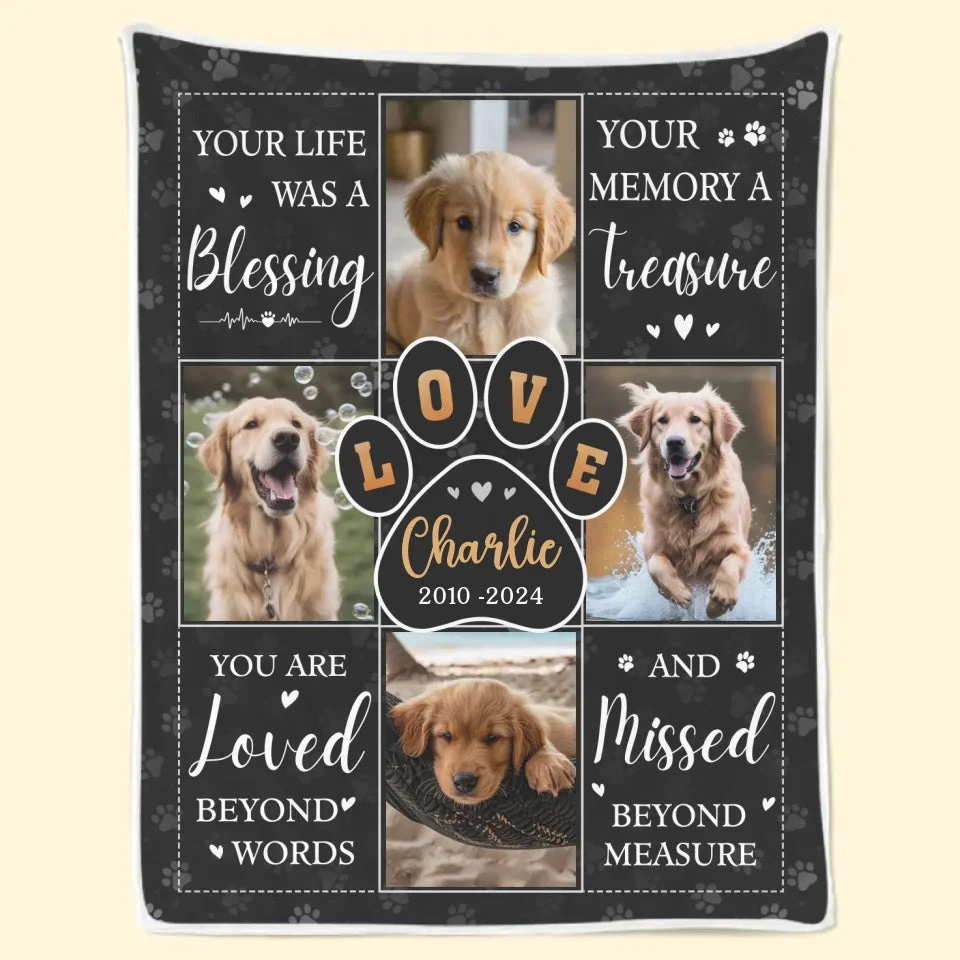 Custom Photo Thanks For Everything, I Had A Great Time - Memorial Personalized Custom Blanket - Sympathy Gift For Pet Owners, Pet Lovers 6 Custom Photo Thanks For Everything, I Had A Great Time - Memorial Personalized Custom Blanket - Sympathy Gift For Pet Owners, Pet Lovers - Image 6