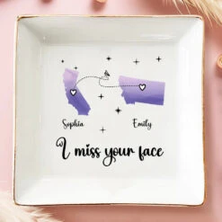 The Best Of Me Is Yet To Come - Bestie Personalized Custom Jewelry Dish - Gift For Best Friends, BFF, Sisters