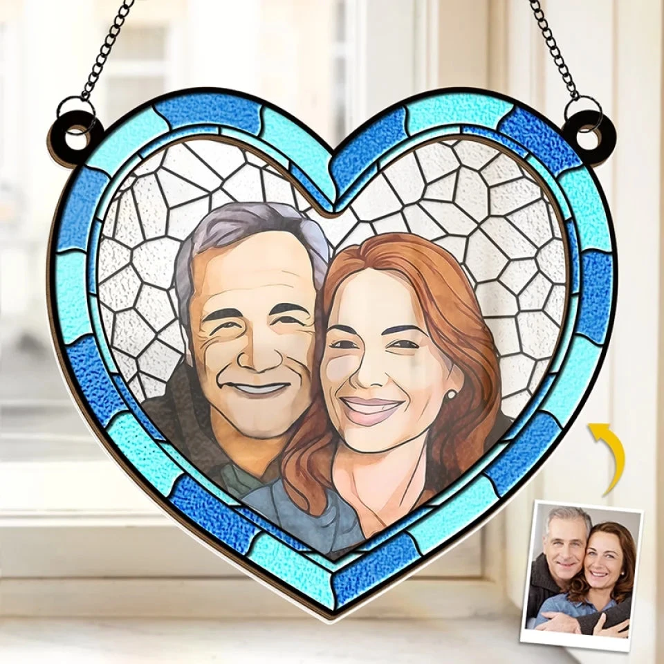 Custom Photo The Best Things In Life Are Better With You - Couple Personalized Window Hanging Suncatcher Ornament - Gift For Husband Wife, Anniversary 1 Custom Photo The Best Things In Life Are Better With You - Couple Personalized Window Hanging Suncatcher Ornament - Gift For Husband Wife, Anniversary