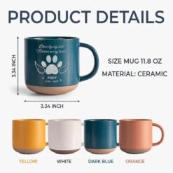 Pets And Angels Are Not Very Far Apart - Memorial Personalized Custom Pottery Mug - Sympathy Gift For Pet Owners, Pet Lovers 14 Pets And Angels Are Not Very Far Apart - Memorial Personalized Custom Pottery Mug - Sympathy Gift For Pet Owners, Pet Lovers -Pawfect House Store 66deaa08a9e61