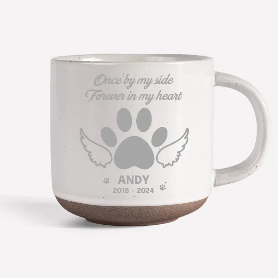 Pets And Angels Are Not Very Far Apart - Memorial Personalized Custom Pottery Mug - Sympathy Gift For Pet Owners, Pet Lovers 7 Pets And Angels Are Not Very Far Apart - Memorial Personalized Custom Pottery Mug - Sympathy Gift For Pet Owners, Pet Lovers - Image 7