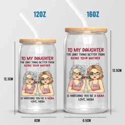 As Mothers And Daughters, We Are Connected With One Another - Family Personalized Custom Glass Cup, Iced Coffee Cup - Gift For Mom, Daughter 10 As Mothers And Daughters, We Are Connected With One Another - Family Personalized Custom Glass Cup, Iced Coffee Cup - Gift For Mom, Daughter -Pawfect House Store 66e259e7ef1a0