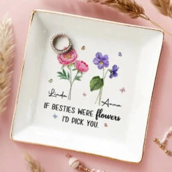 Like Wildflowers, We're Better Together AMZ - Bestie Personalized Custom Jewelry Dish - New Arrival, Gift For Best Friends, BFF, Sisters 7 Like Wildflowers, We're Better Together AMZ - Bestie Personalized Custom Jewelry Dish - New Arrival, Gift For Best Friends, BFF, Sisters -Pawfect House Store 66e2a7a5b5fcb large 6425b5b7 5b50 4896 aac0 55b11beb0f97