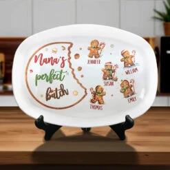 Nana's Perfect Batch - Family Personalized Custom Platter - Christmas Gift For Mom, Grandma 8 Nana's Perfect Batch - Family Personalized Custom Platter - Christmas Gift For Mom, Grandma -Pawfect House Store 66e2c38e5eff2