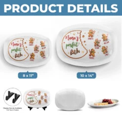 Nana's Perfect Batch - Family Personalized Custom Platter - Christmas Gift For Mom, Grandma 9 Nana's Perfect Batch - Family Personalized Custom Platter - Christmas Gift For Mom, Grandma -Pawfect House Store 66e2c38f3407a