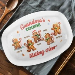 Christmas Eve Is Family Night - Family Personalized Custom Platter - Christmas Gift For Mom, Grandma 7 Christmas Eve Is Family Night - Family Personalized Custom Platter - Christmas Gift For Mom, Grandma -Pawfect House Store 66e4239203591