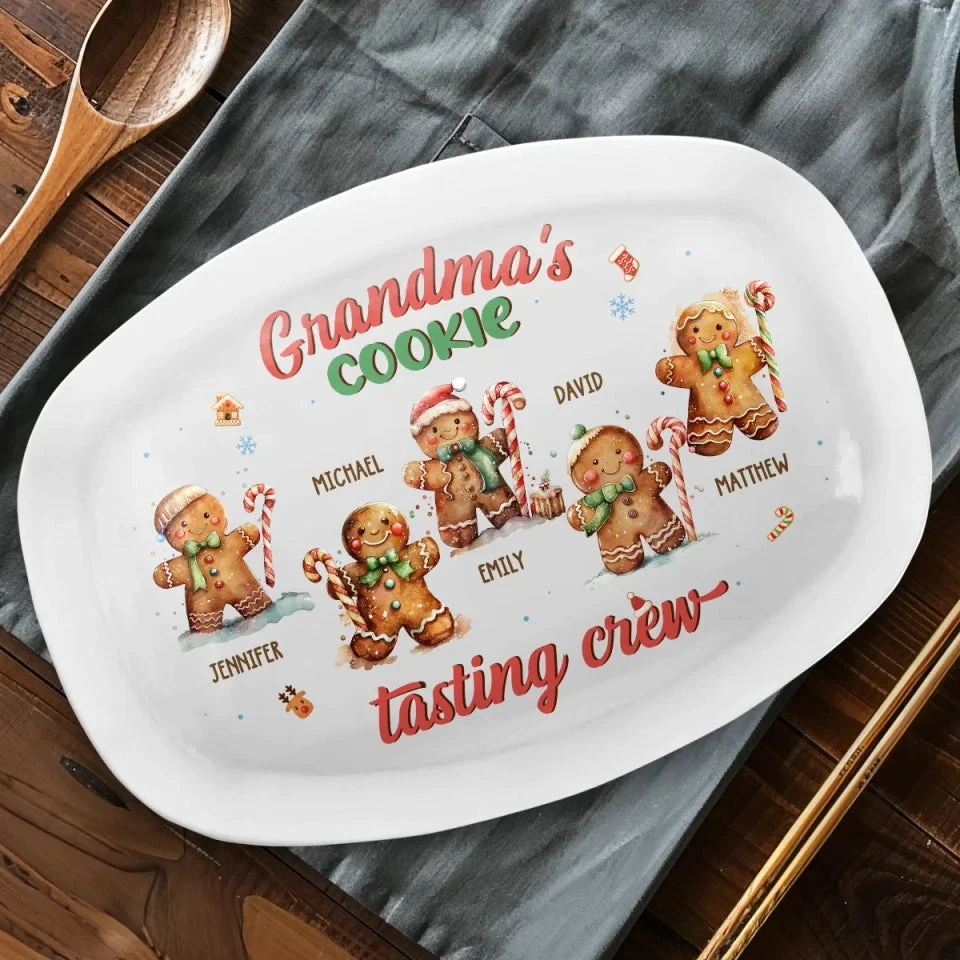 Christmas Eve Is Family Night - Family Personalized Custom Platter - Christmas Gift For Mom, Grandma 3 Christmas Eve Is Family Night - Family Personalized Custom Platter - Christmas Gift For Mom, Grandma - Image 3