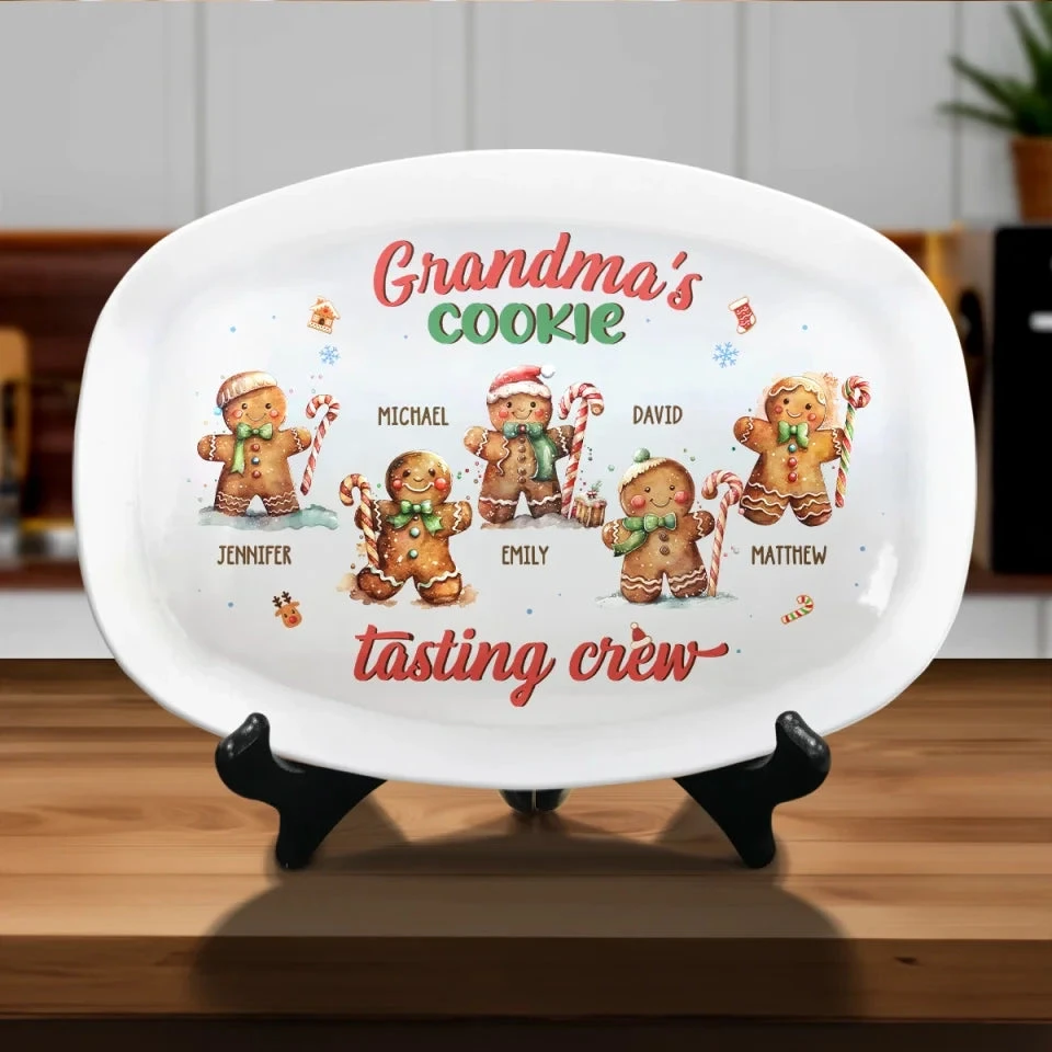 Christmas Eve Is Family Night - Family Personalized Custom Platter - Christmas Gift For Mom, Grandma 4 Christmas Eve Is Family Night - Family Personalized Custom Platter - Christmas Gift For Mom, Grandma - Image 4
