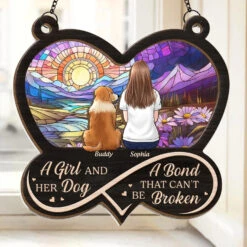 Everyone Is Taught That Angels Have Wings - Memorial Personalized Window Hanging Suncatcher - Sympathy Gift For Pet Owners, Pet Lovers