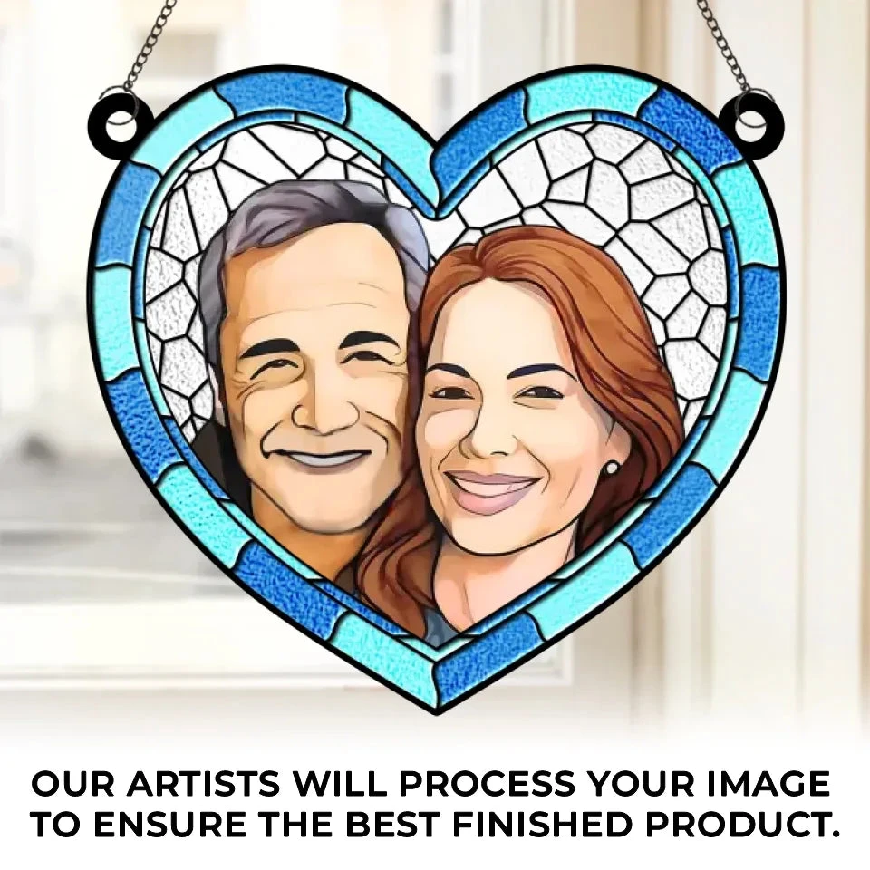 Custom Photo The Best Things In Life Are Better With You - Couple Personalized Window Hanging Suncatcher Ornament - Gift For Husband Wife, Anniversary 2 Custom Photo The Best Things In Life Are Better With You - Couple Personalized Window Hanging Suncatcher Ornament - Gift For Husband Wife, Anniversary - Image 2