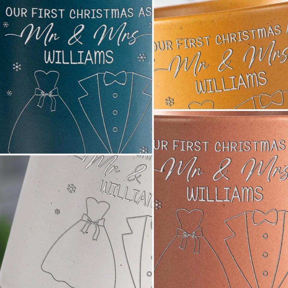 Here’s To Cozy Mornings And Warm Moments - Couple Personalized Custom Pottery Mug - Christmas Gift For Husband Wife, Anniversary, First Christmas 6 Here’s To Cozy Mornings And Warm Moments - Couple Personalized Custom Pottery Mug - Christmas Gift For Husband Wife, Anniversary, First Christmas - Image 6