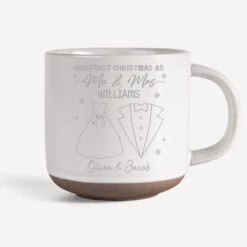 Here’s To Cozy Mornings And Warm Moments - Couple Personalized Custom Pottery Mug - Christmas Gift For Husband Wife, Anniversary, First Christmas 16 Here’s To Cozy Mornings And Warm Moments - Couple Personalized Custom Pottery Mug - Christmas Gift For Husband Wife, Anniversary, First Christmas -Pawfect House Store 66f115b7d0344 4816151f 514e 4b79 add7 3f68cc3bb362