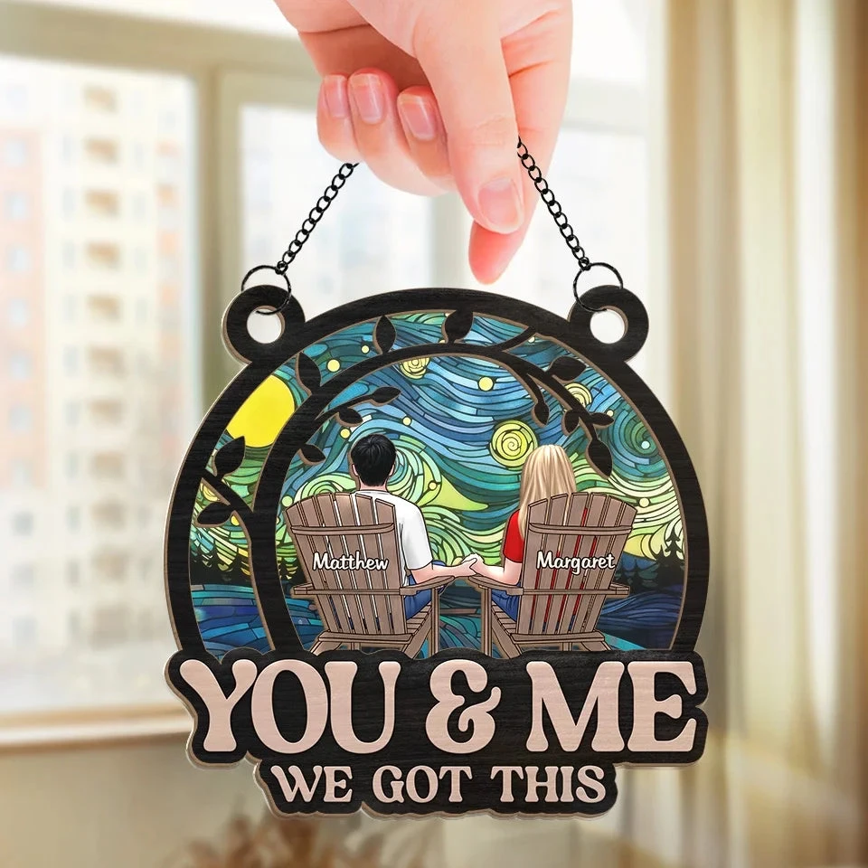 You Complete Me In Every Way - Couple Personalized Window Hanging Suncatcher Ornament - Christmas Gift For Husband Wife, Anniversary 3 You Complete Me In Every Way - Couple Personalized Window Hanging Suncatcher Ornament - Christmas Gift For Husband Wife, Anniversary - Image 3