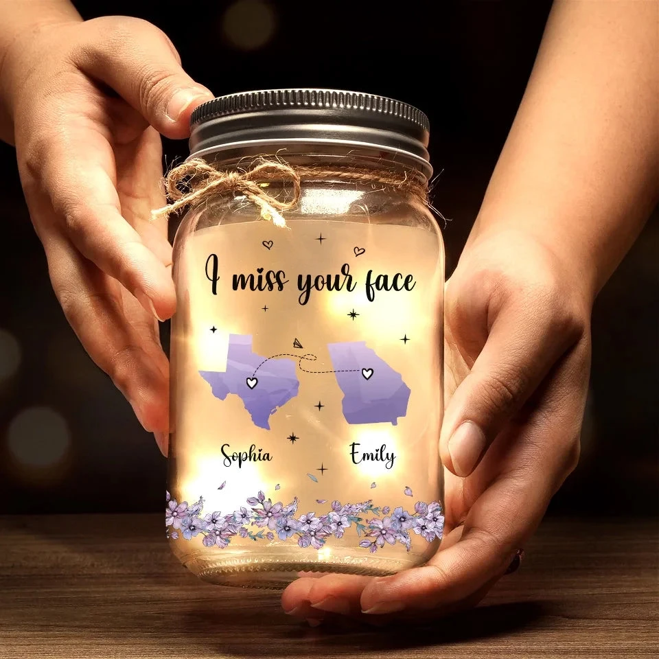 Distance Means Little When Someone Means So Much - Bestie Personalized Custom Mason Jar Light - Gift For Best Friends, BFF, Sisters 4 Distance Means Little When Someone Means So Much - Bestie Personalized Custom Mason Jar Light - Gift For Best Friends, BFF, Sisters - Image 4