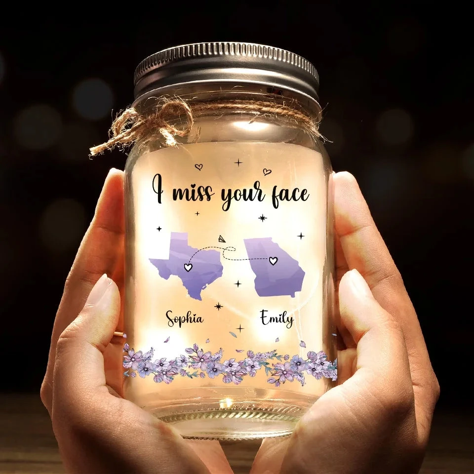 Distance Means Little When Someone Means So Much - Bestie Personalized Custom Mason Jar Light - Gift For Best Friends, BFF, Sisters 6 Distance Means Little When Someone Means So Much - Bestie Personalized Custom Mason Jar Light - Gift For Best Friends, BFF, Sisters - Image 6