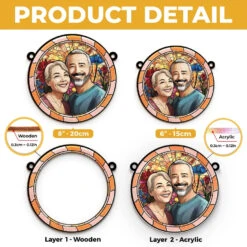 Custom Photo I Fall For You More Every Day - Couple Personalized Window Hanging Suncatcher Ornament - Gift For Husband Wife, Anniversary 11 Custom Photo I Fall For You More Every Day - Couple Personalized Window Hanging Suncatcher Ornament - Gift For Husband Wife, Anniversary -Pawfect House Store 66f3d7293f39d