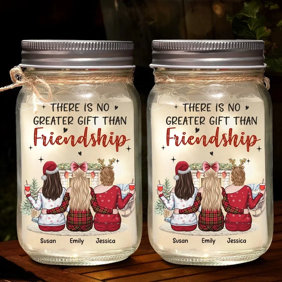 Let Friends Warm Your Heart This Christmas - Bestie Personalized Custom Mason Jar Light - Christmas Gift For Best Friends, BFF, Sisters 3 Let Friends Warm Your Heart This Christmas - Bestie Personalized Custom Mason Jar Light - Christmas Gift For Best Friends, BFF, Sisters - Image 3