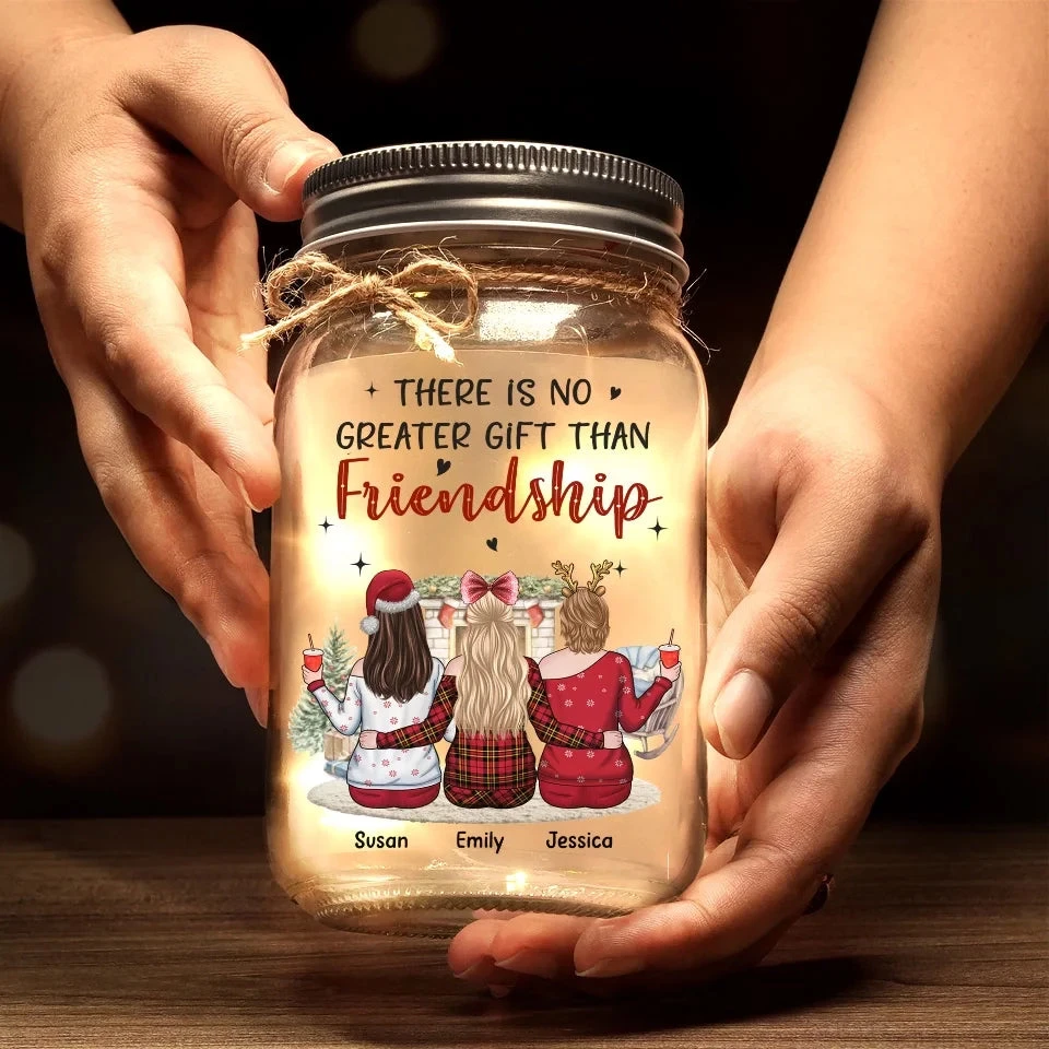 Let Friends Warm Your Heart This Christmas - Bestie Personalized Custom Mason Jar Light - Christmas Gift For Best Friends, BFF, Sisters 4 Let Friends Warm Your Heart This Christmas - Bestie Personalized Custom Mason Jar Light - Christmas Gift For Best Friends, BFF, Sisters - Image 4