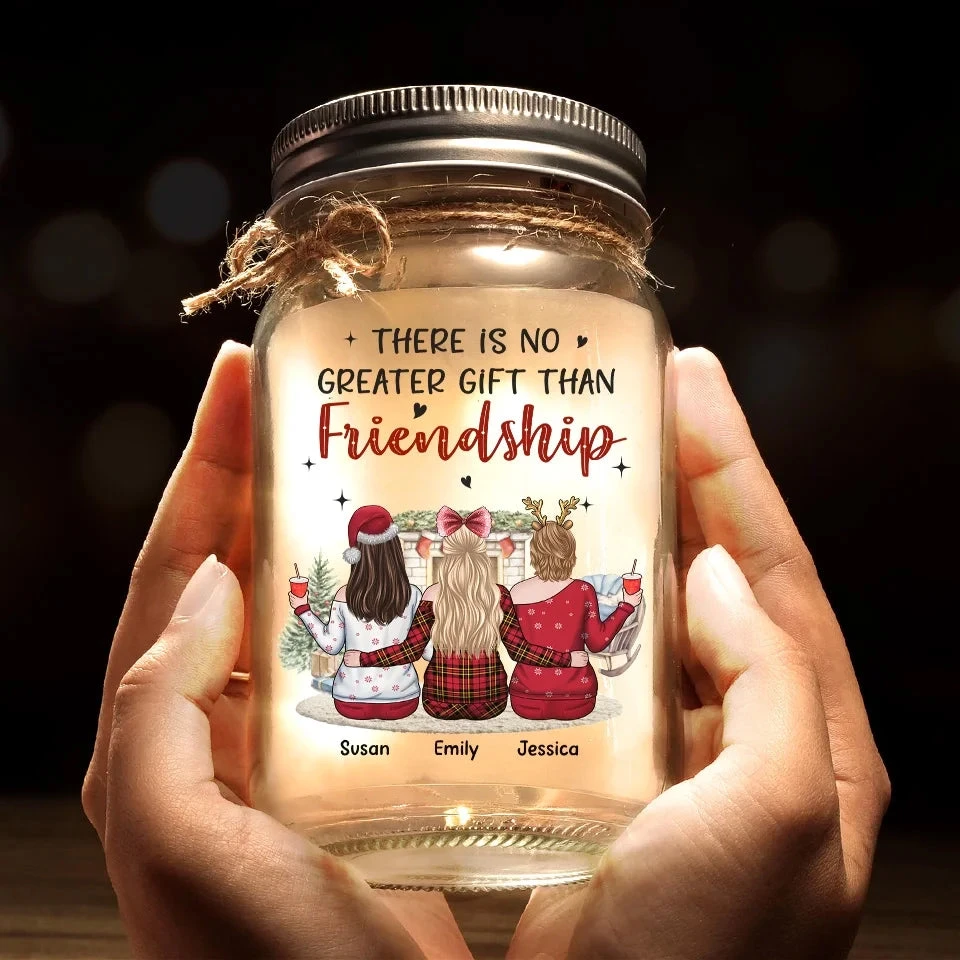 Let Friends Warm Your Heart This Christmas - Bestie Personalized Custom Mason Jar Light - Christmas Gift For Best Friends, BFF, Sisters 6 Let Friends Warm Your Heart This Christmas - Bestie Personalized Custom Mason Jar Light - Christmas Gift For Best Friends, BFF, Sisters - Image 6
