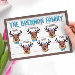 Jingle All The Way With My Reindeer Squad - Family Personalized Custom 2-Layered Wooden Plaque With Stand - Christmas Gift For Family Members 6 Jingle All The Way With My Reindeer Squad - Family Personalized Custom 2-Layered Wooden Plaque With Stand - Christmas Gift For Family Members -Pawfect House Store 66f3dfb1b4bf0
