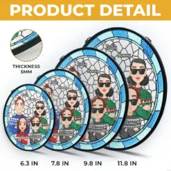 Cherishing Family Moments This Christmas - Family Personalized Custom Stained Glass Window Hanging Suncatcher - Christmas Gift For Family Members -Pawfect House Store 66f3e0cfb0046