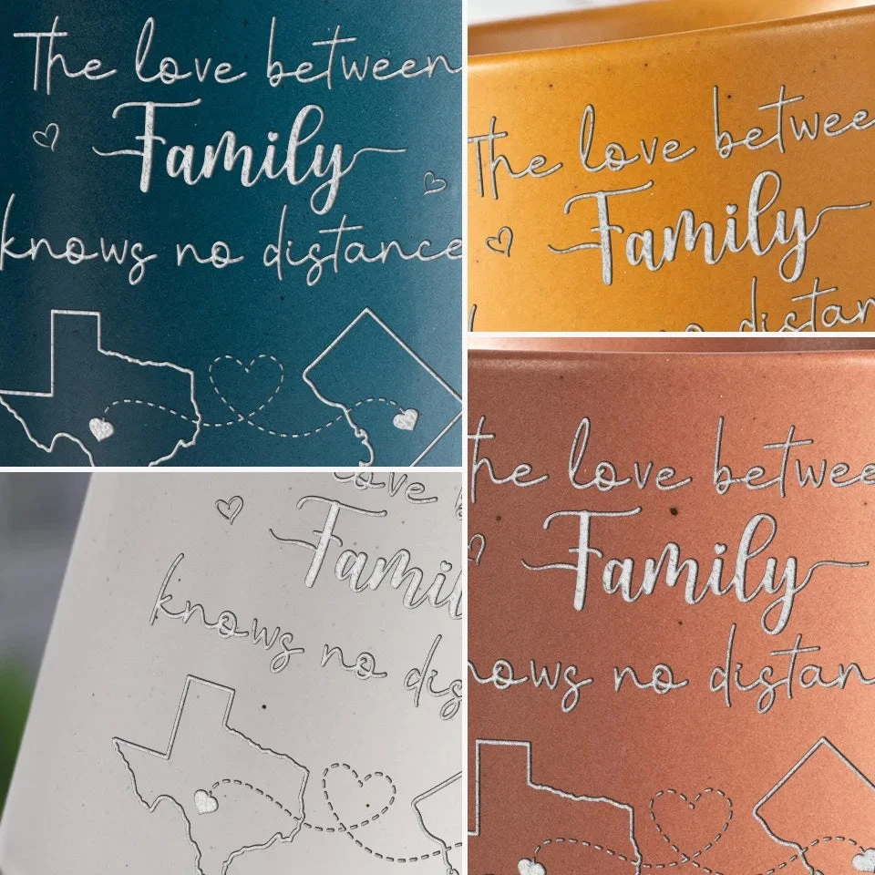 The Love Between Family Knows No Distance - Family Personalized Custom Pottery Mug - Gift For Family Members, Siblings, Brothers, Sisters 6 The Love Between Family Knows No Distance - Family Personalized Custom Pottery Mug - Gift For Family Members, Siblings, Brothers, Sisters - Image 6