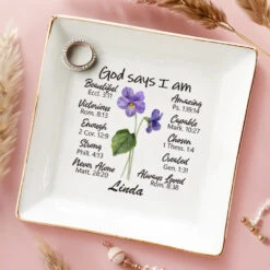 A Friend Is Like A Flower - Bestie Personalized Custom Jewelry Dish - Gift For Best Friends, BFF, Sisters 11 A Friend Is Like A Flower - Bestie Personalized Custom Jewelry Dish - Gift For Best Friends, BFF, Sisters -Pawfect House Store 66f50635b556c