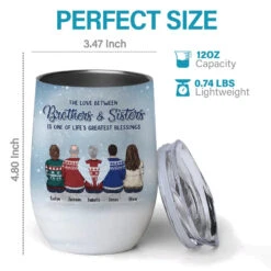 Every Drink Is A Reminder Of Our Strong Family Bond - Family Personalized Custom Wine Tumbler - Christmas Gift For Family Members, Siblings, Brothers, Sisters 6 Every Drink Is A Reminder Of Our Strong Family Bond - Family Personalized Custom Wine Tumbler - Christmas Gift For Family Members, Siblings, Brothers, Sisters -Pawfect House Store 66f517a8ddbcc