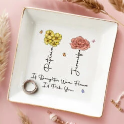 Thankful For Every Moment Together - Family Personalized Custom Jewelry Dish - Gift For Grandma, Mom, Daughter 7 Thankful For Every Moment Together - Family Personalized Custom Jewelry Dish - Gift For Grandma, Mom, Daughter -Pawfect House Store 66fa55c824d38