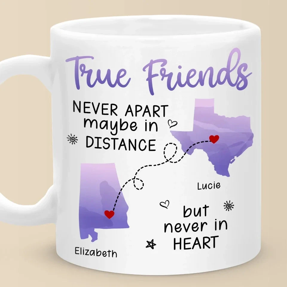 True Friendship Resists Time - Besties Personalized Custom Mug - Gift For Best Friends, BFF, Sisters 1 True Friendship Resists Time - Besties Personalized Custom Mug - Gift For Best Friends, BFF, Sisters