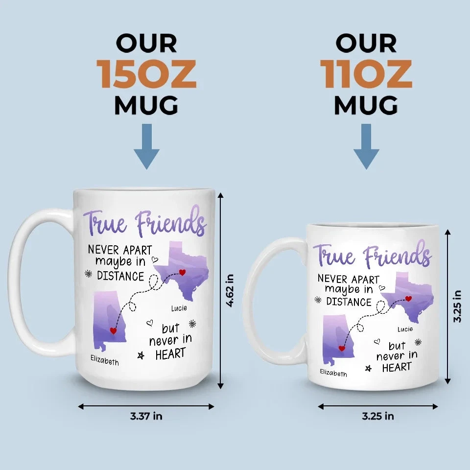 True Friendship Resists Time - Besties Personalized Custom Mug - Gift For Best Friends, BFF, Sisters 5 True Friendship Resists Time - Besties Personalized Custom Mug - Gift For Best Friends, BFF, Sisters - Image 5