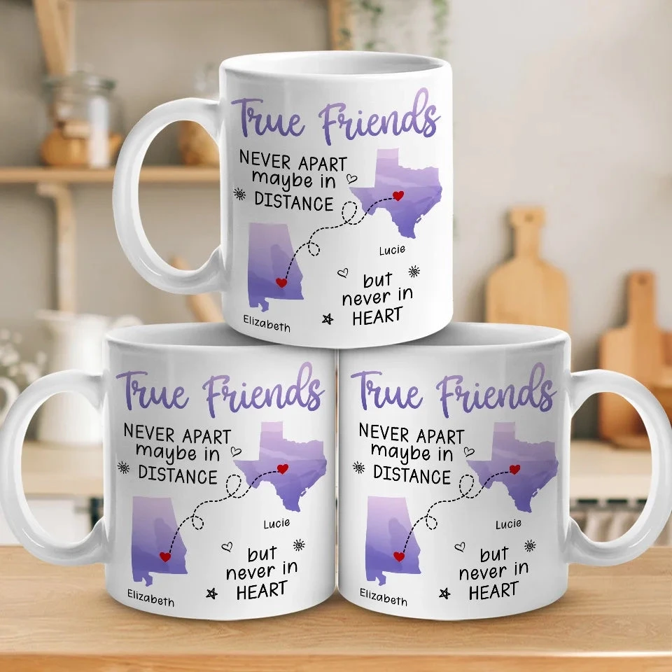 True Friendship Resists Time - Besties Personalized Custom Mug - Gift For Best Friends, BFF, Sisters 4 True Friendship Resists Time - Besties Personalized Custom Mug - Gift For Best Friends, BFF, Sisters - Image 4