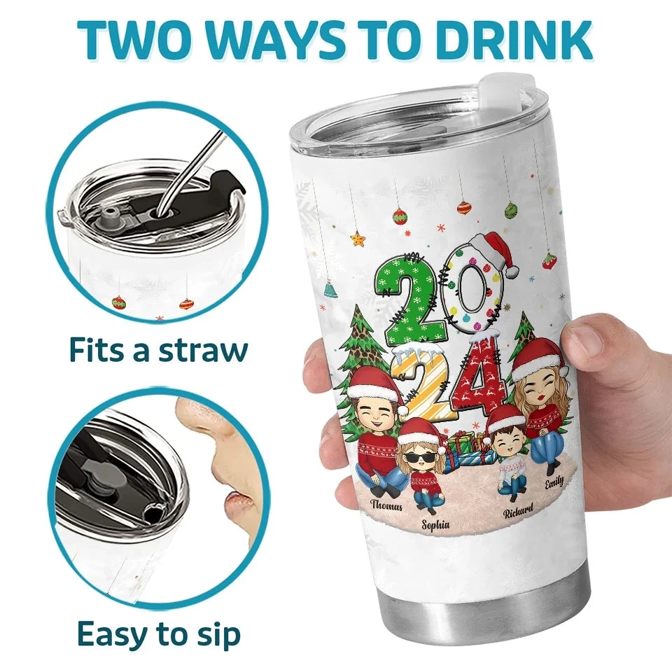 Christmas Eve Is For Families To Share - Family Personalized Custom Tumbler - Christmas Gift For Family Members 4 Christmas Eve Is For Families To Share - Family Personalized Custom Tumbler - Christmas Gift For Family Members - Image 4