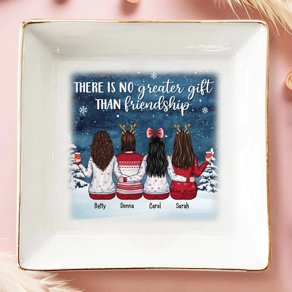 Friends Are Good For The Soul - Bestie Personalized Custom Jewelry Dish - Christmas Gift For Best Friends, BFF, Sisters 1 Friends Are Good For The Soul - Bestie Personalized Custom Jewelry Dish - Christmas Gift For Best Friends, BFF, Sisters