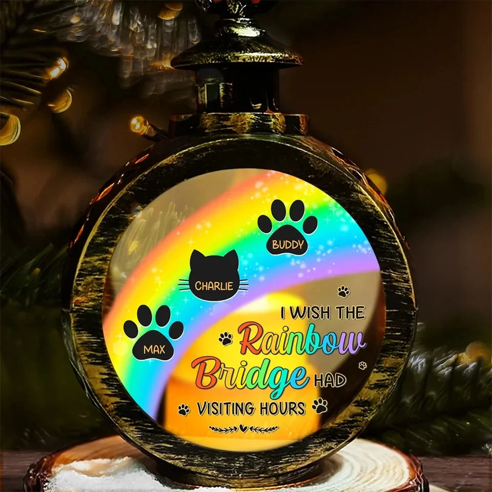 Every Rainbow Is A Reminder Of The Love We Shared - Memorial Personalized Custom Candlelight Lantern Ornament - Christmas Gift, Sympathy Gift For Pet Owners, Pet Lovers 1 Every Rainbow Is A Reminder Of The Love We Shared - Memorial Personalized Custom Candlelight Lantern Ornament - Christmas Gift, Sympathy Gift For Pet Owners, Pet Lovers