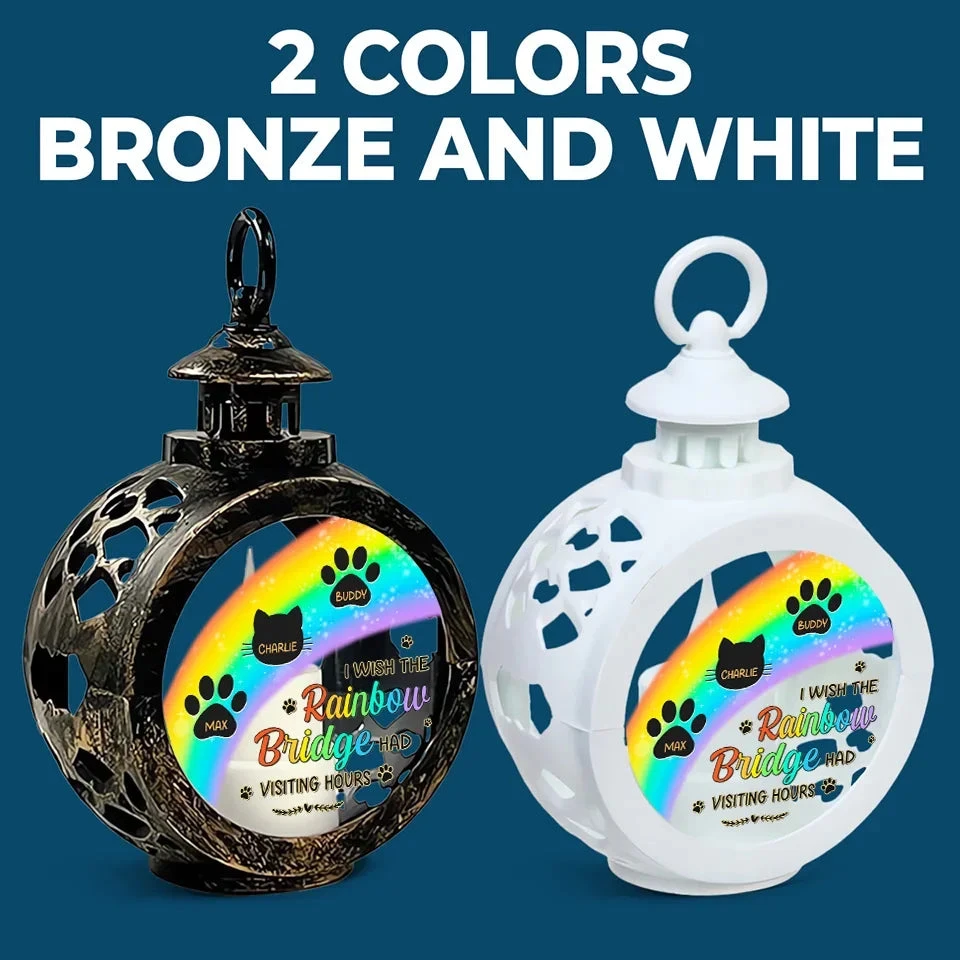 Every Rainbow Is A Reminder Of The Love We Shared - Memorial Personalized Custom Candlelight Lantern Ornament - Christmas Gift, Sympathy Gift For Pet Owners, Pet Lovers 6 Every Rainbow Is A Reminder Of The Love We Shared - Memorial Personalized Custom Candlelight Lantern Ornament - Christmas Gift, Sympathy Gift For Pet Owners, Pet Lovers - Image 6