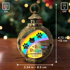 Every Rainbow Is A Reminder Of The Love We Shared - Memorial Personalized Custom Candlelight Lantern Ornament - Christmas Gift, Sympathy Gift For Pet Owners, Pet Lovers 11 Every Rainbow Is A Reminder Of The Love We Shared - Memorial Personalized Custom Candlelight Lantern Ornament - Christmas Gift, Sympathy Gift For Pet Owners, Pet Lovers -Pawfect House Store 6703bce72a623