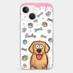 A Pet Mom’s Heart Is A Mosaic Of Paw Prints - Dog & Cat Personalized Custom 3D Inflated Effect Printed Clear Phone Case - Gift For Pet Owners, Pet Lovers -Pawfect House Store 6703c01df1a48 1dfbfe54 8e00 4207 8386 78c15f2bd2d4