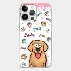 A Pet Mom’s Heart Is A Mosaic Of Paw Prints - Dog & Cat Personalized Custom 3D Inflated Effect Printed Clear Phone Case - Gift For Pet Owners, Pet Lovers -Pawfect House Store 6703c0279e87d 05a04629 42a2 4a19 a037 131b8bdca1bd