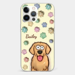 My Pet’s Happiness Is My Daily Mission - Dog & Cat Personalized Custom 3D Inflated Effect Printed Clear Phone Case - Gift For Pet Owners, Pet Lovers -Pawfect House Store 6703c17c267ac aae4153f 8bb6 420b a110 94e2135ac856