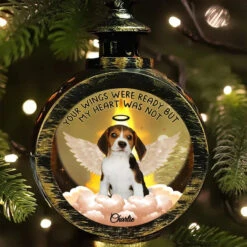 Custom Photo Memories Are The Light That Guides Our Hearts - Memorial Personalized Custom Candlelight Lantern Ornament - Christmas Gift, Sympathy Gift For Pet Owners, Pet Lovers -Pawfect House Store 6704adfa4d8c0