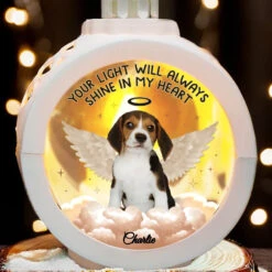 Custom Photo Memories Are The Light That Guides Our Hearts - Memorial Personalized Custom Candlelight Lantern Ornament - Christmas Gift, Sympathy Gift For Pet Owners, Pet Lovers -Pawfect House Store 6704aecccdbc3