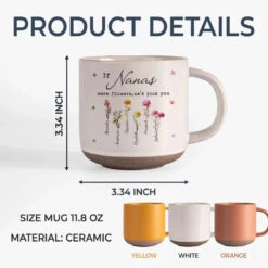 A Garden Of Love Grows In A Grandmother’s Heart - Family Personalized Custom Printed Pottery Mug - Gift For Mom, Grandma 14 A Garden Of Love Grows In A Grandmother’s Heart - Family Personalized Custom Printed Pottery Mug - Gift For Mom, Grandma -Pawfect House Store 6705036b0d08e