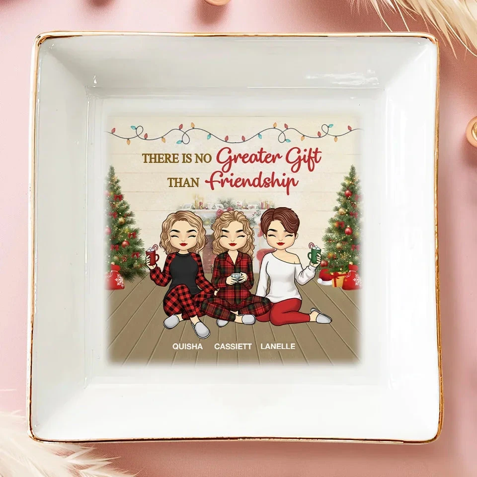 Good Times Are Made Better With Besties By Your Side - Bestie Personalized Custom Jewelry Dish - Christmas Gift For Best Friends, BFF, Sisters 1 Good Times Are Made Better With Besties By Your Side - Bestie Personalized Custom Jewelry Dish - Christmas Gift For Best Friends, BFF, Sisters